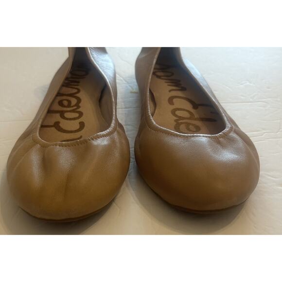 Sam Edelman Noah Tan Ballet Flats Size 10 M Leather SlipOn Classic Shoes Comfort - Picture 10 of 11